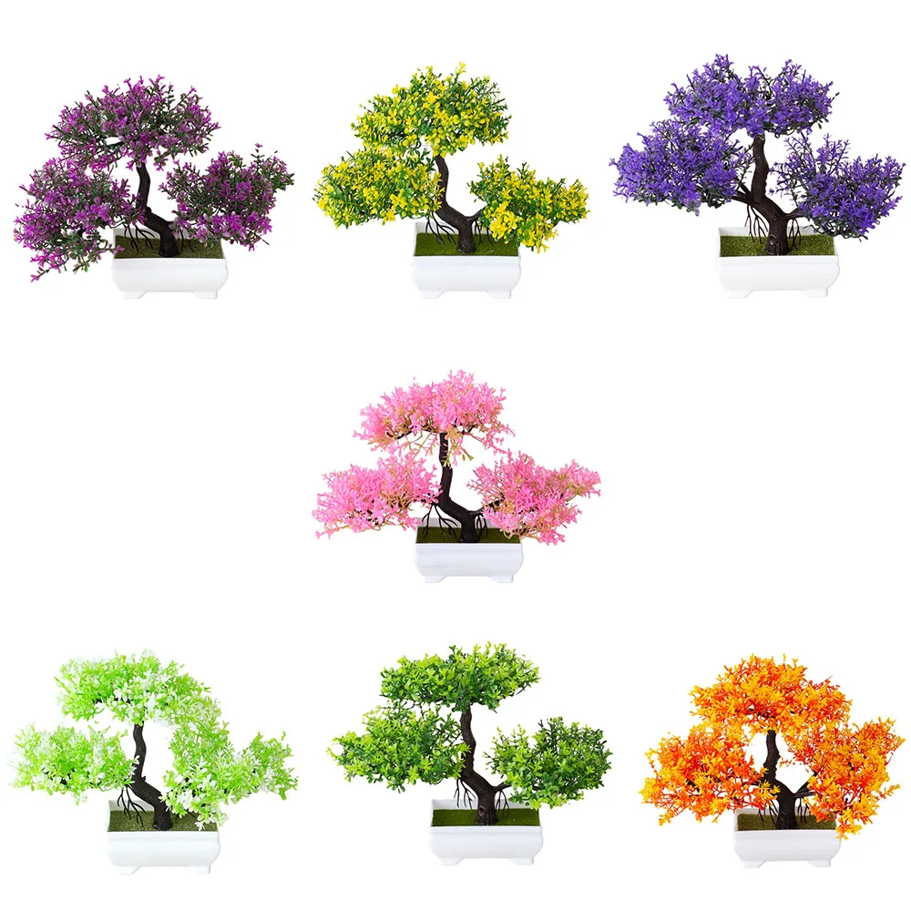 Bonsai Tree Zen Garden - زخارف نباتية صناعية، بونساي بوعاء، أواني