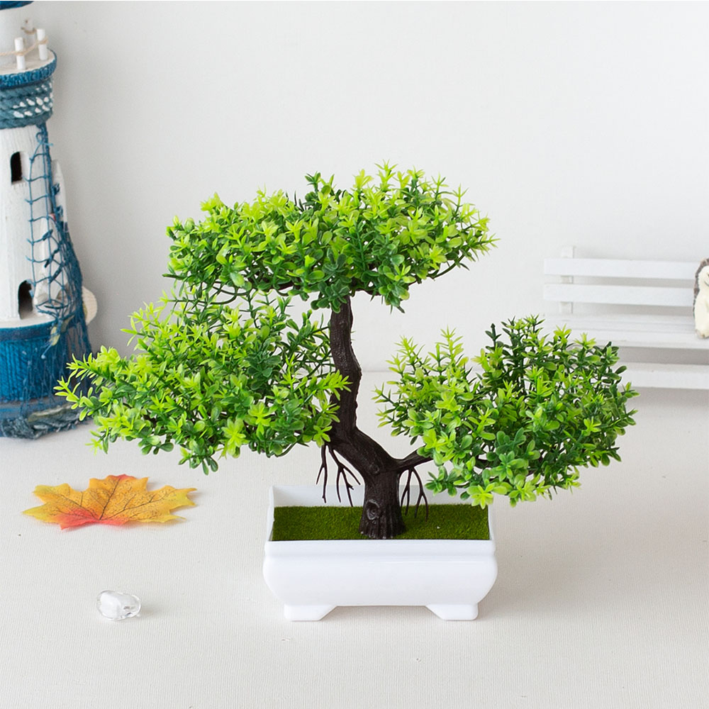 Bonsai Tree Zen Garden - النباتات الاصطناعية الديكور بوعاء بونساي شجرة
