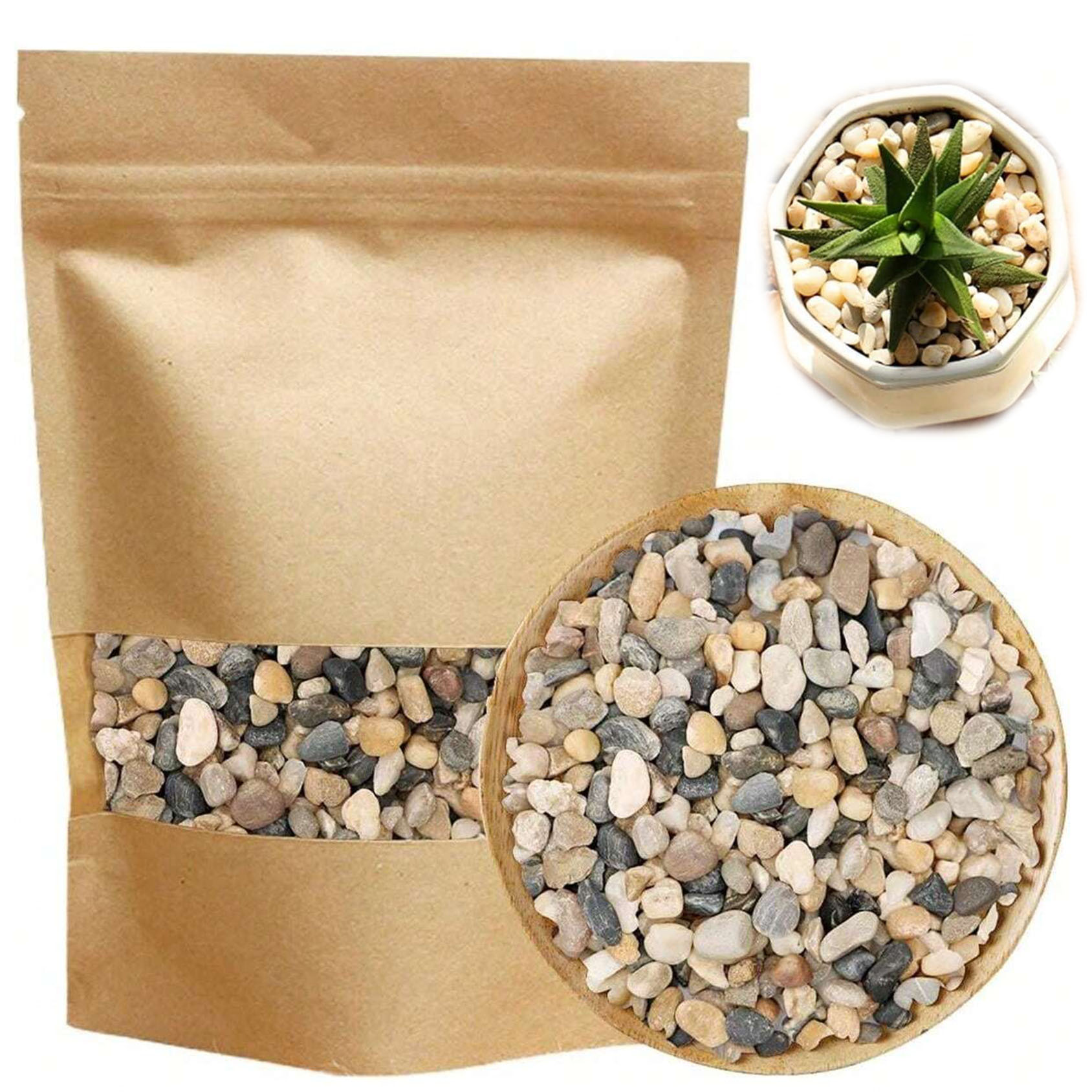 Sphagnum Moss Bag - نهر الصخور الحجارة الطبيعية الزخرفية مختلط