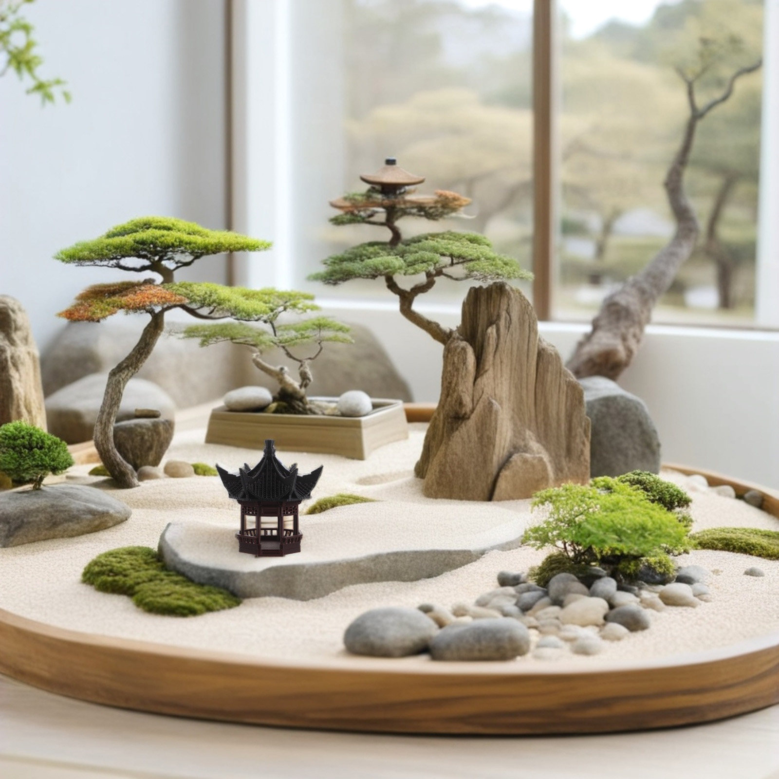 ديكور مناظر طبيعية على شكل باغ - مراجعة Bonsai Garden Design وسعره