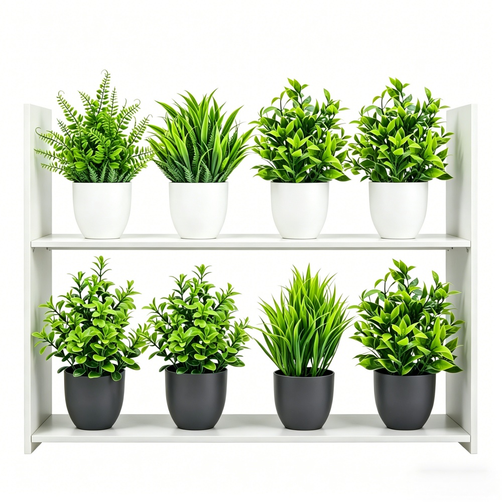 مجموعة من 4 نباتات اصطناعية صغ - مراجعة Bonsai Garden Indoor وسعره