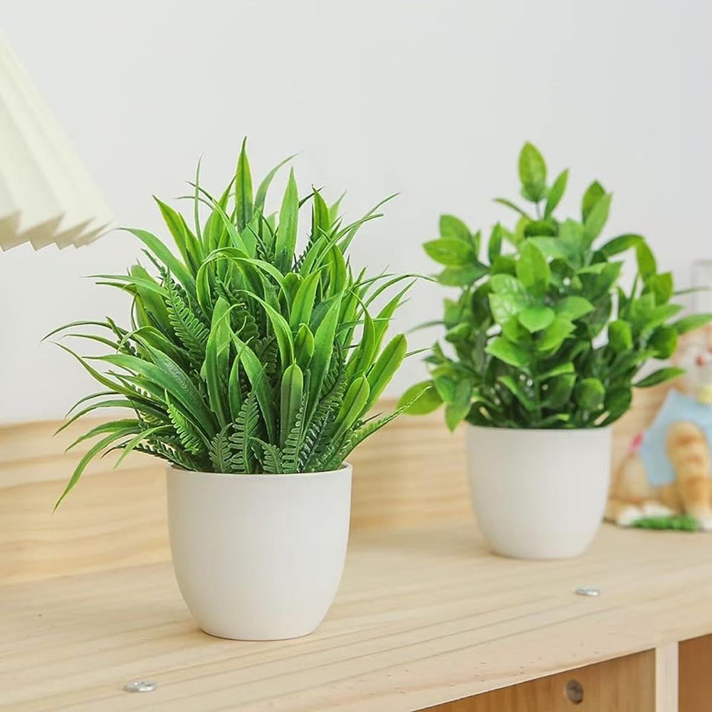 مجموعة من 4 نباتات اصطناعية صغ - مراجعة Bonsai Garden Indoor وسعره