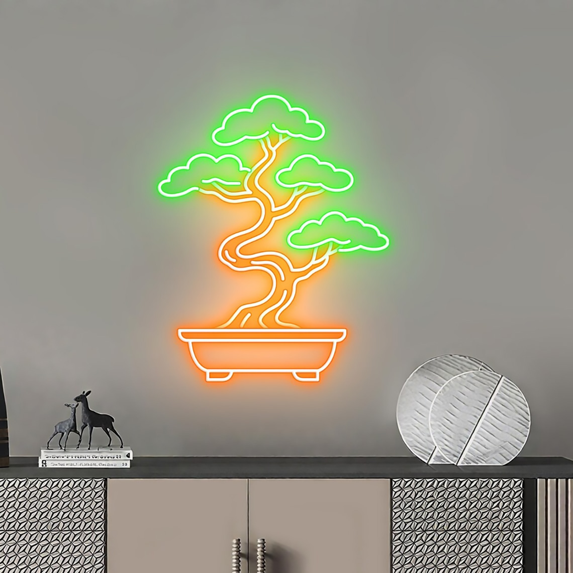 لافتة نيون على شكل شجرة بونساي - مراجعة Bonsai Tree Zen Garden وسعره